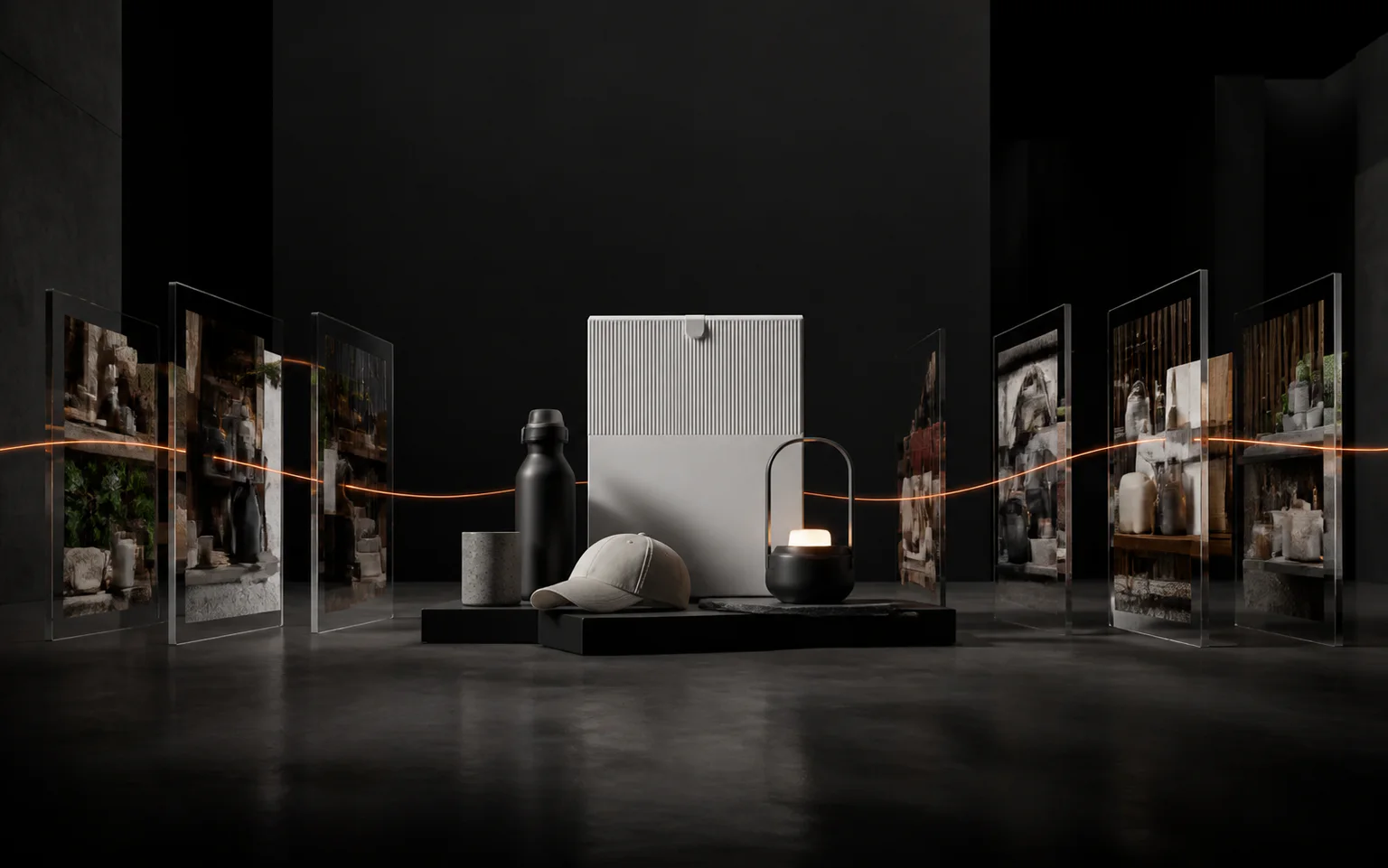 Creative product story campaign page